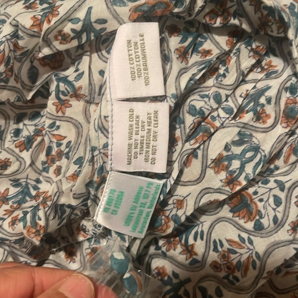 Anthropologie Sue Sartor Short-Sleeve Printed Midi Dress - Picture 9 of 9